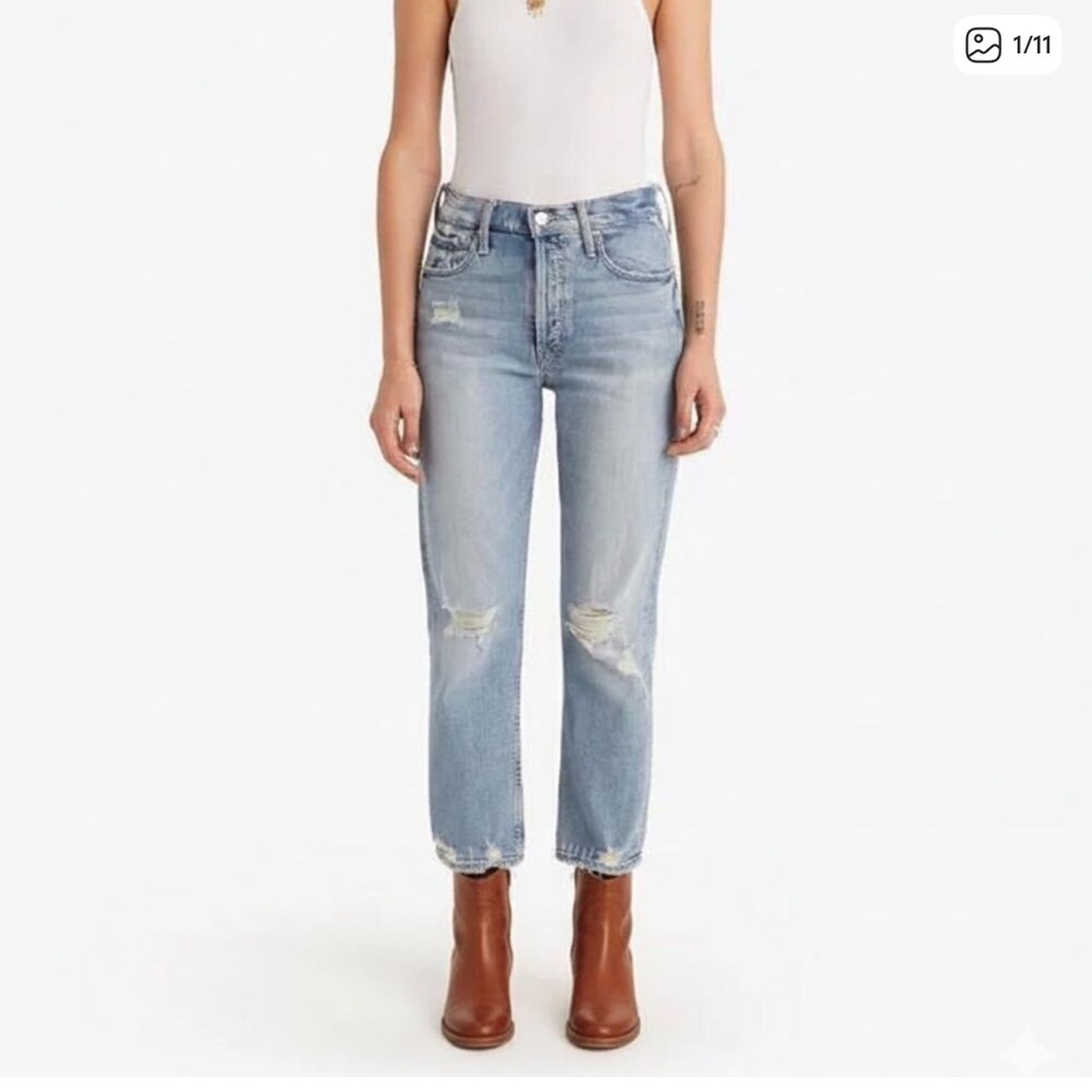 MOTHER The Confession Straight Leg Jeans